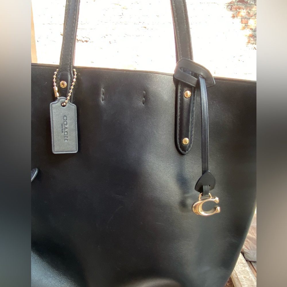 Coach Vintage 1980s Leather Shopper Tote Excellent Condition - Picture 13 of 15
